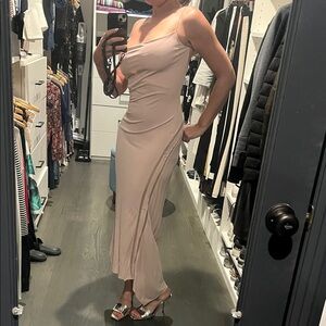 Yigal Azrouel Blush Backless Dress open back sexy evening black tie gown pink 1